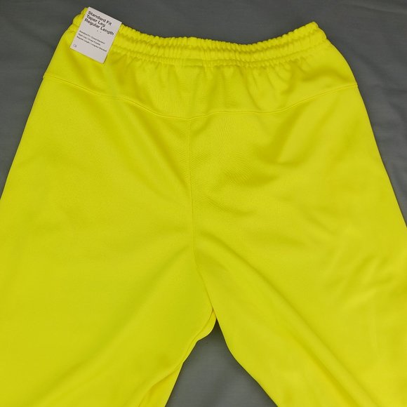 Nike Air Jogger Poly Knit Bottoms Yellow Strike Mens Running Pants DQ4218 765 - Picture 10 of 11